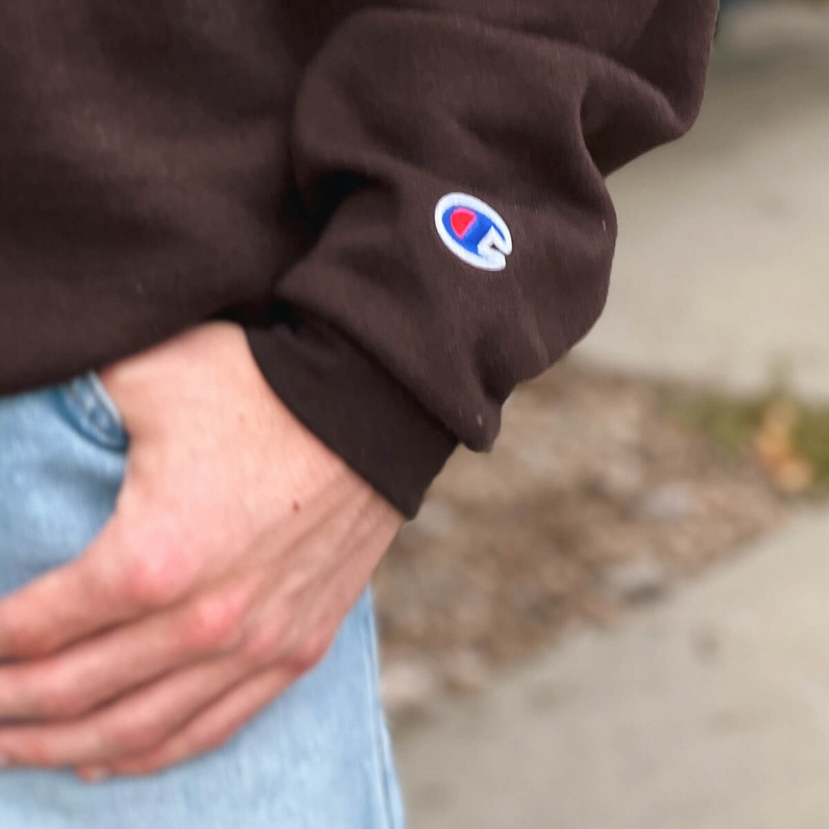 Champion® Iowa State Brown Crewneck